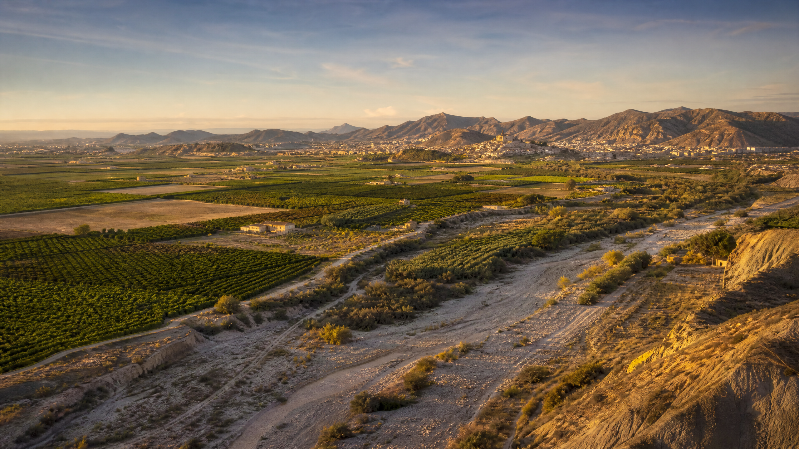 Panorámica del Valle del Guadalentín